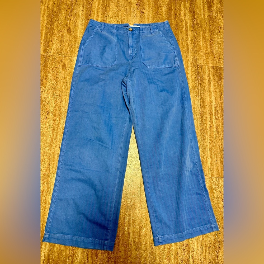 Old Navy Baggy High Rise 14 Tall Cornflower Blue - Picture 3 of 6